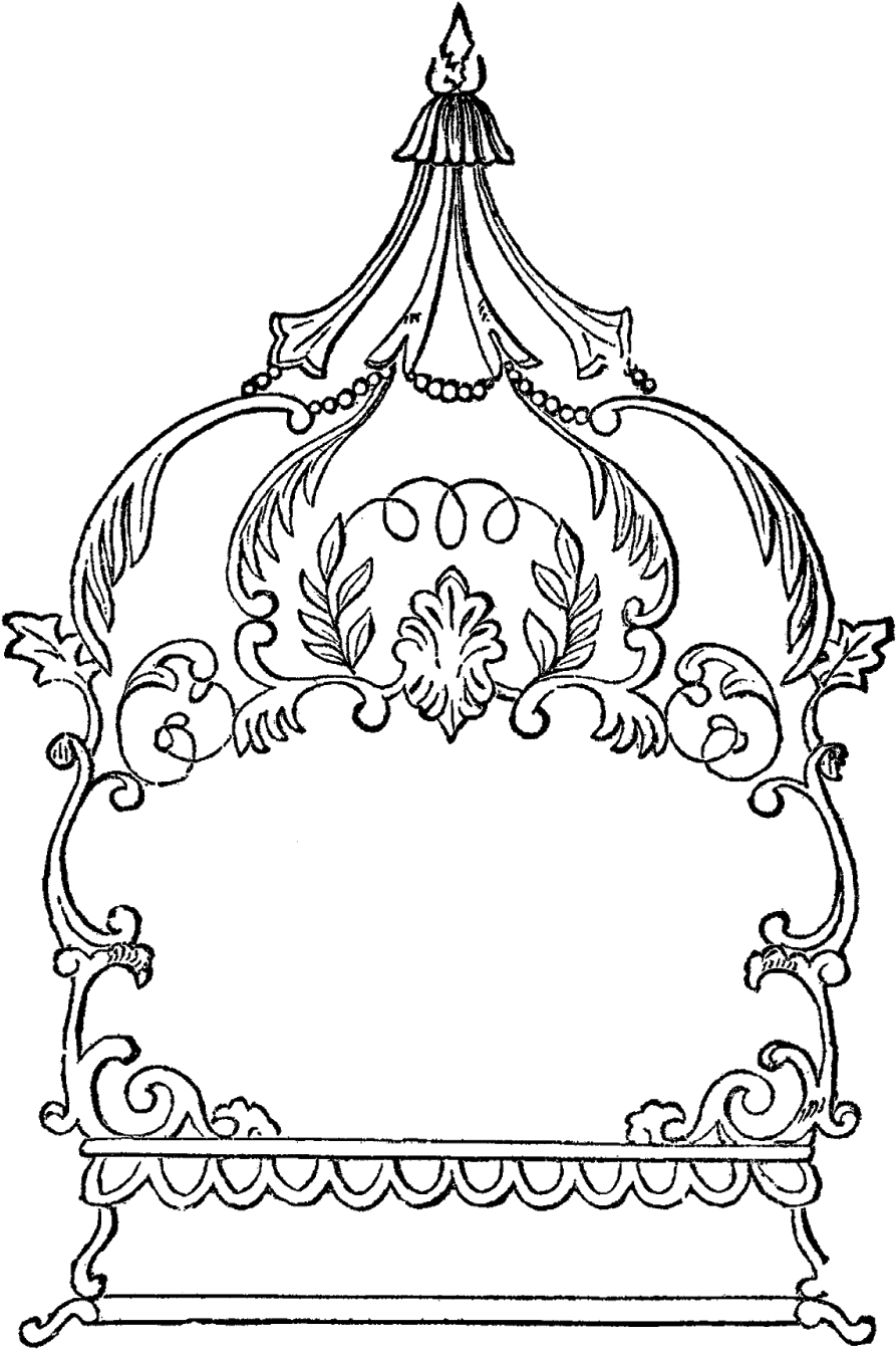Decorative Printable Frame - Illustration (1159x1600), Png Download