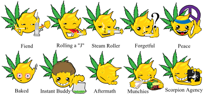 Download Emoji Marijuana - Funny Stoner PNG Image with No Background -  