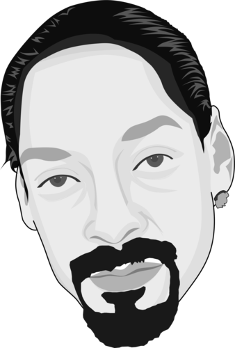 Snoop Dogg Caricate Of Snoop Dogg By Thecartoonist - Cartoon (338x500), Png Download