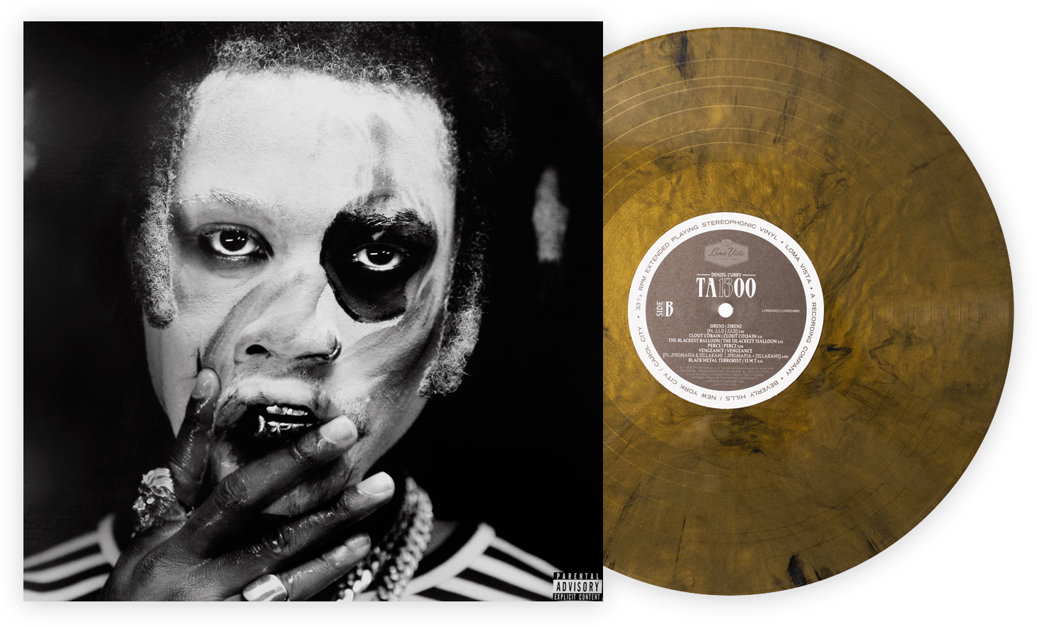 Denzel Curry 'ta13oo' - Denzel Curry Ta13oo Vinyl (1460x882), Png Download