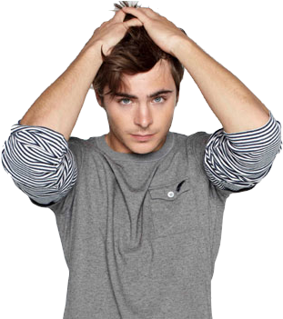Marcadores - Png - Zac Efron 2011 (350x350), Png Download