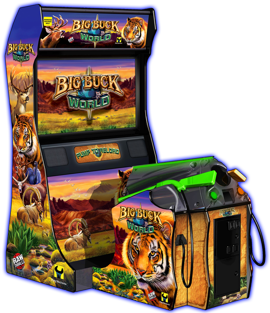 Play Mechanix Takes The Top Shooting Series To A New - Big Buck Hunter World Arcade Game (1000x1000), Png Download