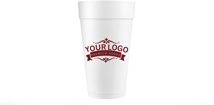 Foam Cups - Pint Glass (717x376), Png Download