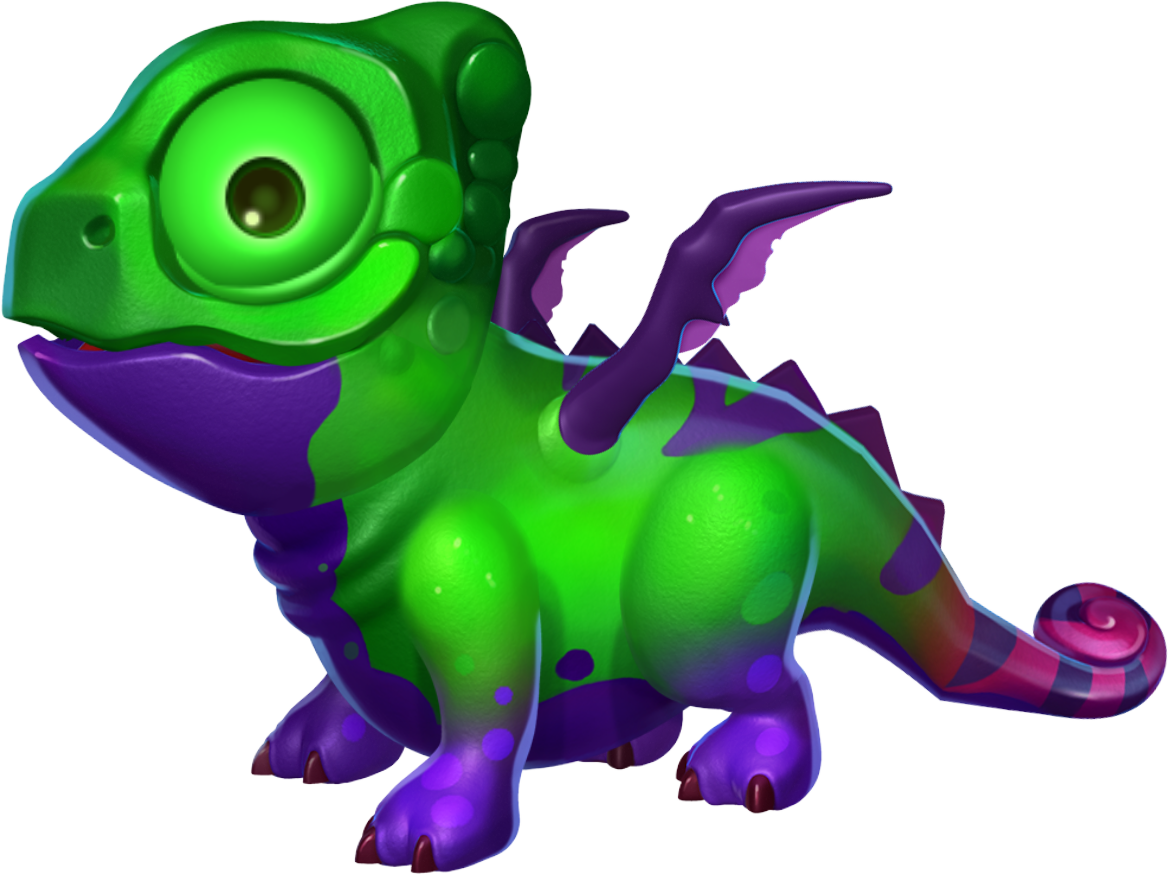 Chameleon Dragon Baby - Chameleons (1169x875), Png Download