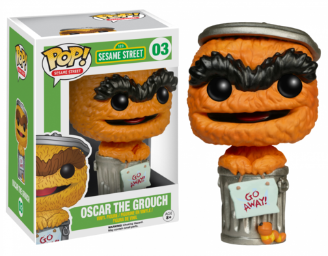 Sesame Street Funko Pop Oscar The Grouch - Funko Pop Oscar The Grouch (480x375), Png Download