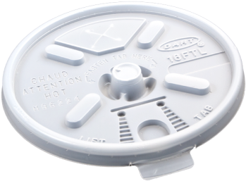 Foam Cup Lid - Pill (350x350), Png Download