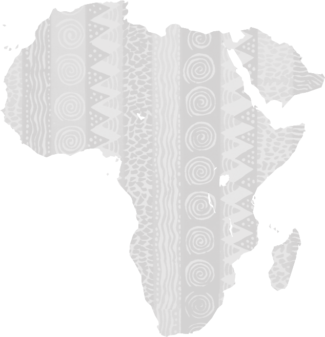 White Map Of Africa Black Background (673x700), Png Download