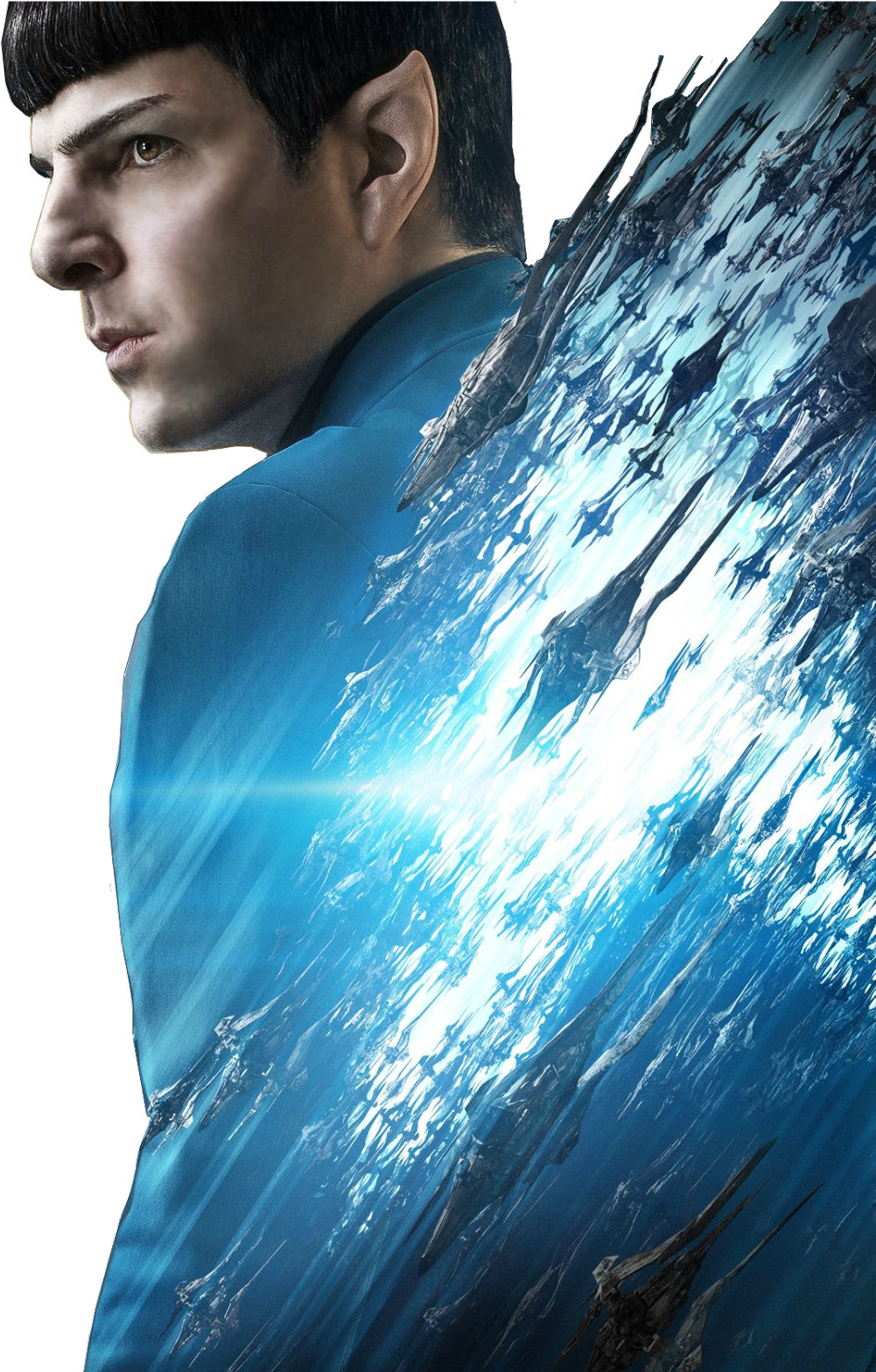 Png Spock - Star Trek Beyond Character Posters (1196x1600), Png Download