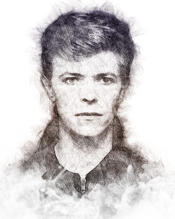 David Bowie Kids T - Infant Bodysuit (560x700), Png Download