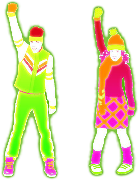 A Punk Extracted Dancers (509x720), Png Download