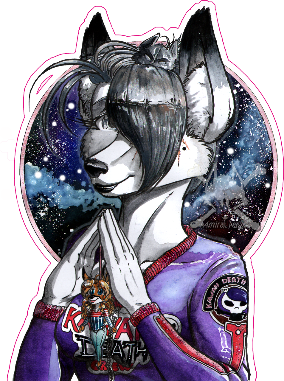 Kawaii Death Crew - Death (1013x1280), Png Download