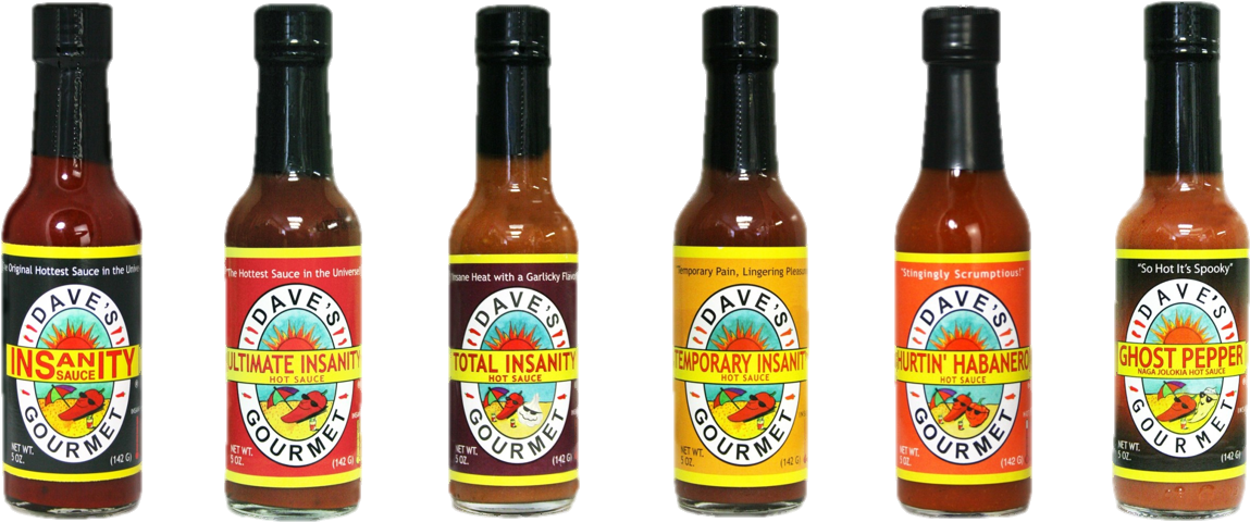 Dave's Gourmet, The Granddaddy Of Ultra-hot Sauce, - Ghost Pepper Dave's Gourmet (1208x510), Png Download
