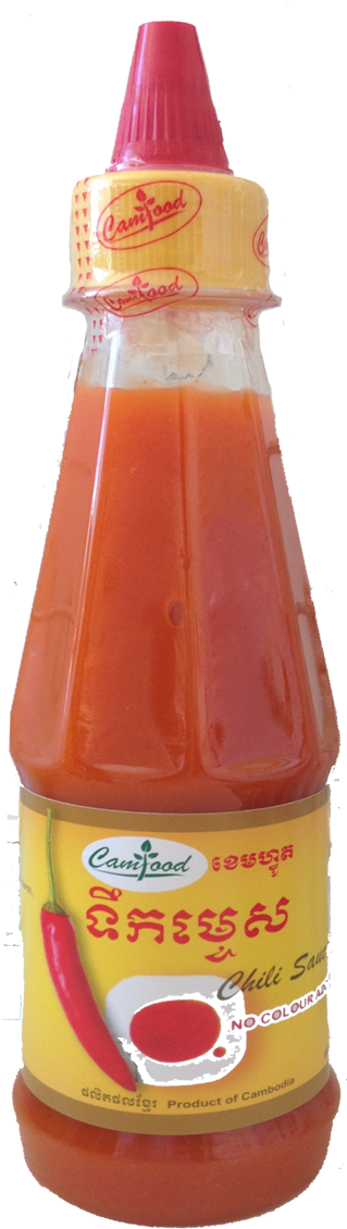 Camfood Chilli Sauce 320ml - Bottle (2048x2048), Png Download