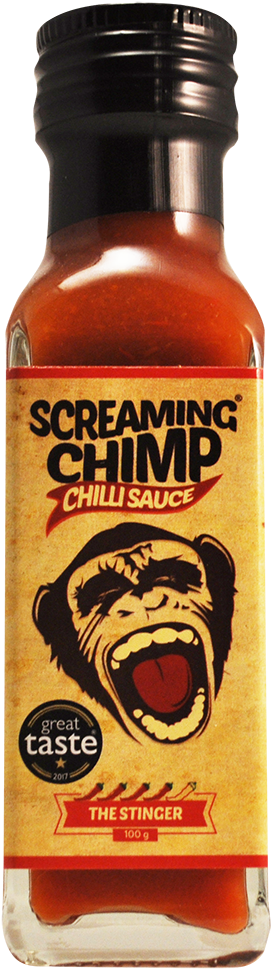 The Stinger - Screaming Chimp Sauce (1000x1000), Png Download