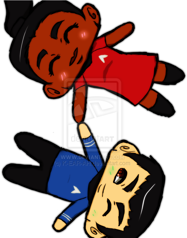 Spock & Uhura Images The Only Exception Hd Wallpaper - Cartoon (800x800), Png Download