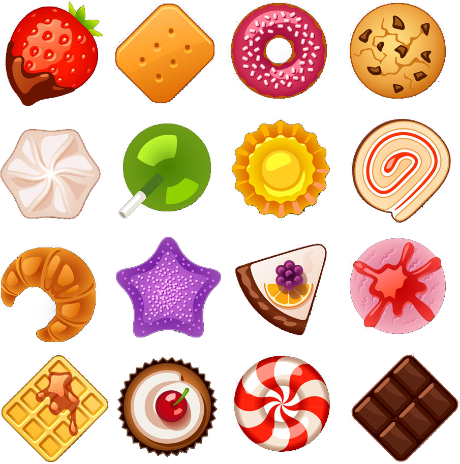 Pastry Drawing Junk Food - Many Cookies Can You Eat? A Counting Book [book] (1000x1000), Png Download