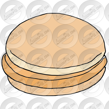 Chicken Sandwich Picture For Classroom Therapy Use - Chicken Sandwich Clip Art (380x380), Png Download