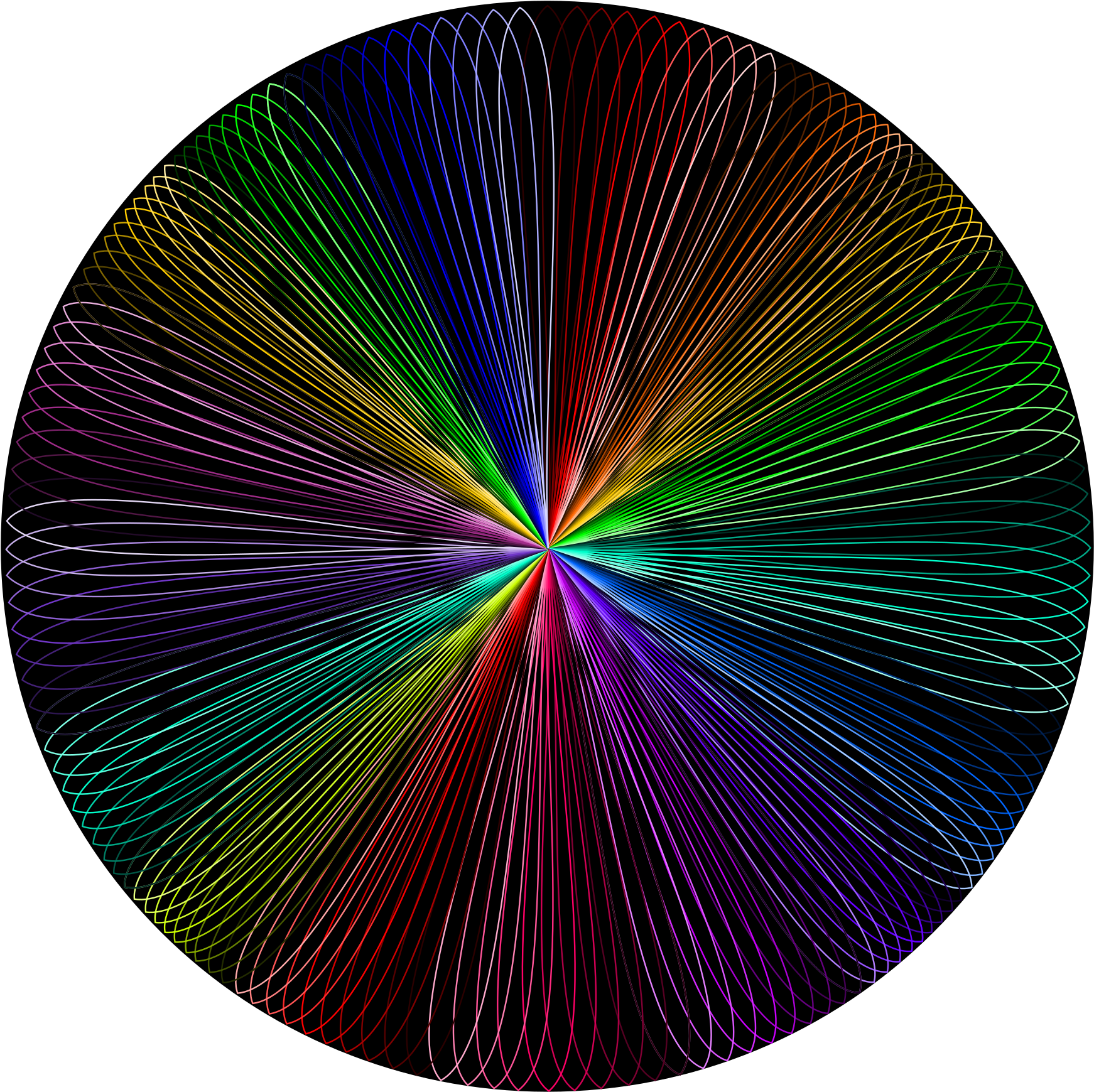 This Free Icons Png Design Of Rainbow Line Art 2 (2400x2400), Png Download