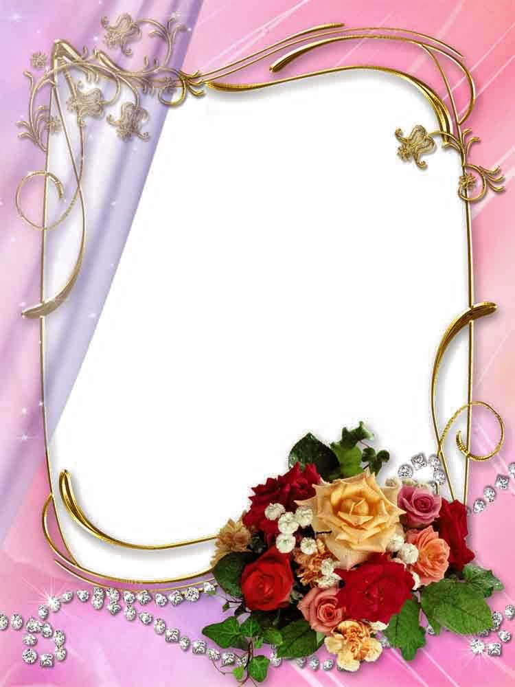 Wedding Frame Png Download Image - Wedding Frames Hd Png (750x1000), Png Download