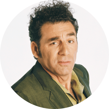 Seinfeld Scripts Kramer Avatar - Michael Richards Kramer (450x450), Png Download