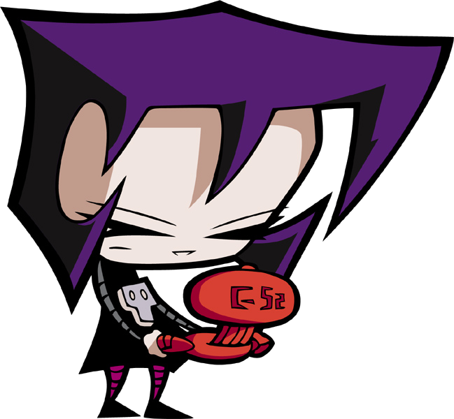 Invader Zim Gaz - Gaz Globs Of Doom (649x600), Png Download