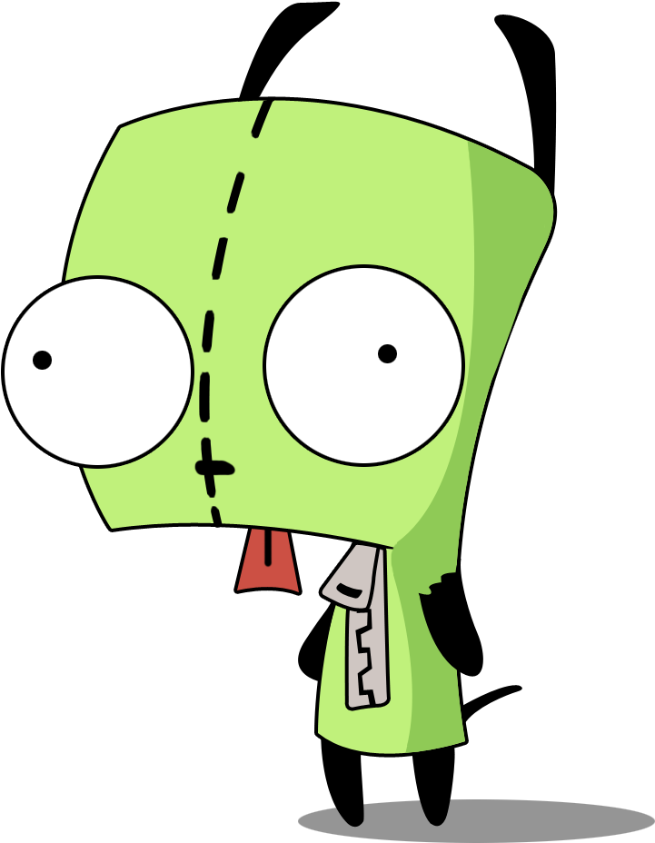 Gir From Invader Zim - Gir Invader Zim (1000x1000), Png Download