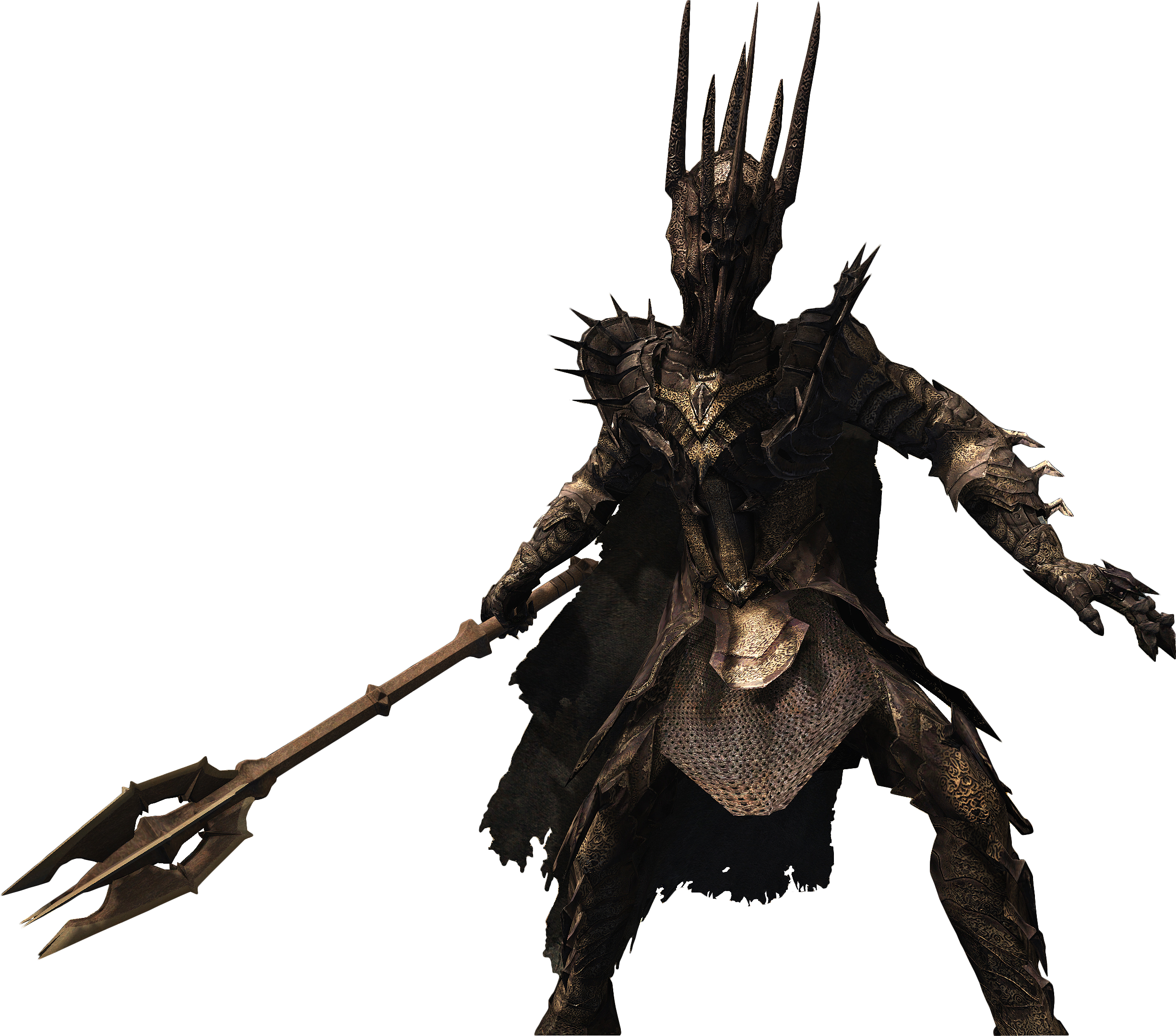 Sauron Render Lord Of The Rings Conquest By Angelus23-d5wdt9e - Lord Of The Rings Sauron Png (2451x2159), Png Download
