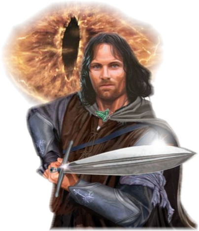 Aaa - Lord Of The Ring Png (404x469), Png Download