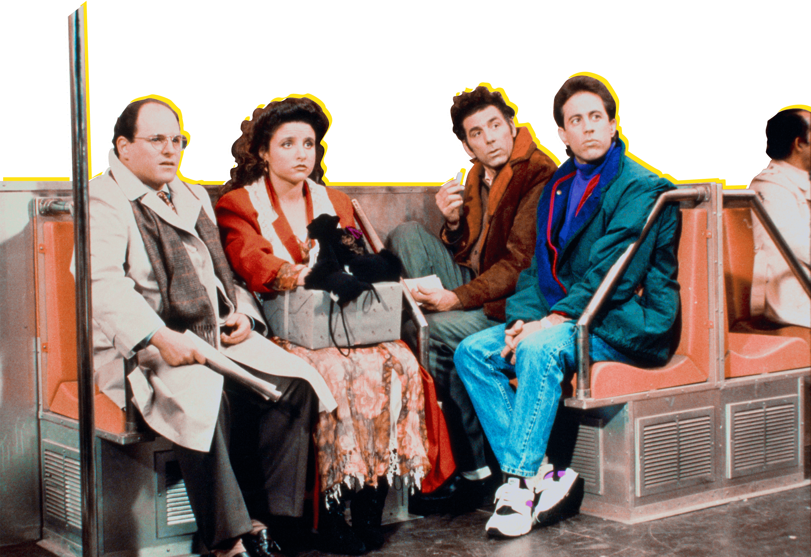 Seinfeld Cast Sitting On Subway Seinfeld And Philosophy By William