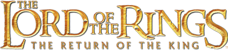 The Lord Of The Rings - Lord Of The Rings Return Of The King Title (800x176), Png Download