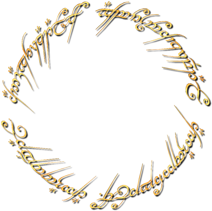 One Ring To Rule Them All Png Logo - Lord Of The Rings Png (1024x768), Png Download