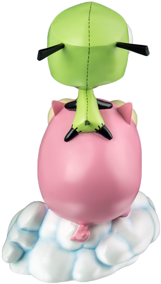 Gir On Pig 10" Statue - Invader Zim Gir On Pig 9-inch Statue (466x700), Png Download