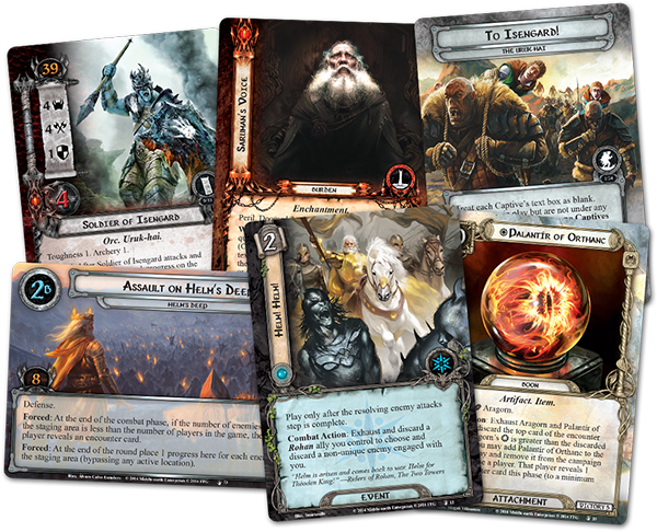 Treason Of Saruman Cards - Lotr Lcg The Treason Of Saruman (600x486), Png Download
