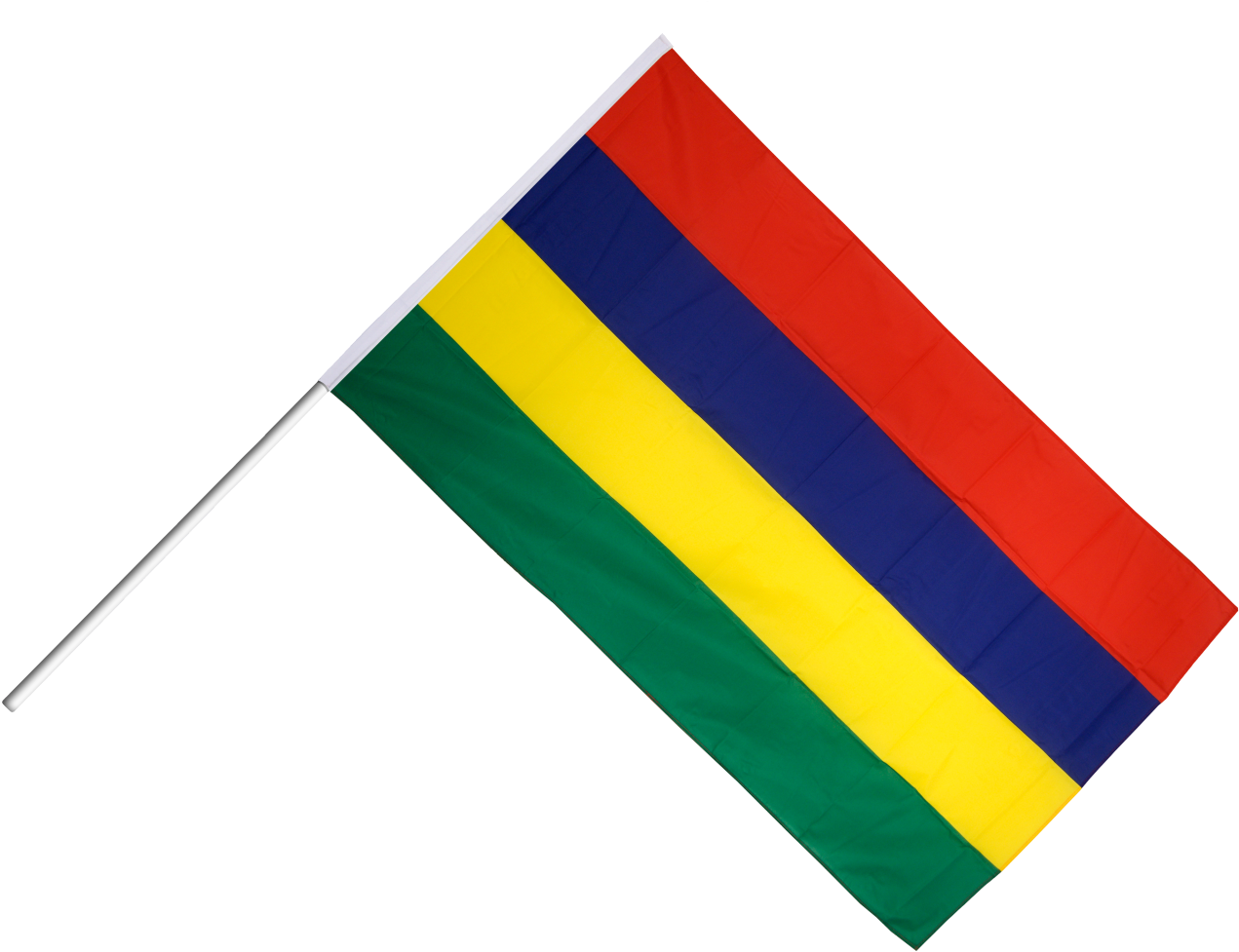 Mauritius Hand Waving Flag - Mauritius (1500x1124), Png Download