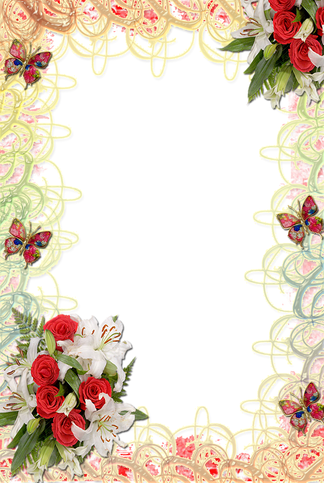 Coleção De Frames - Holiday Large Mix Bouquet (1074x1600), Png Download