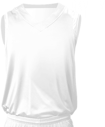 Youth V Neck Custom Basketball Jerseys - Blouse (436x433), Png Download