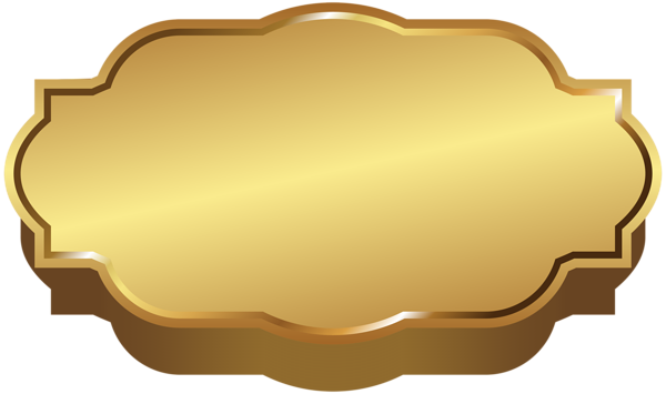 Golden Template Png Clip Art Image Gallery - Illustration (600x355), Png Download