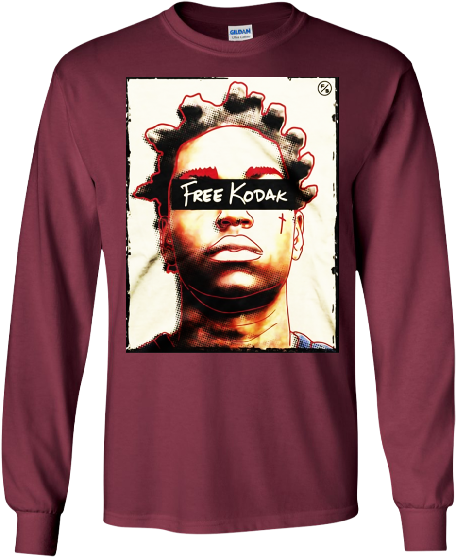 Free Kodak Black T-shirt - Free Kodak Black Shirt (1155x1155), Png Download