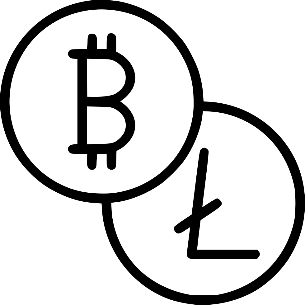 Bitcoin Litecoin Online Trade Electronic Digital Currency - Comercio Dibujos Para Colorear (980x980), Png Download