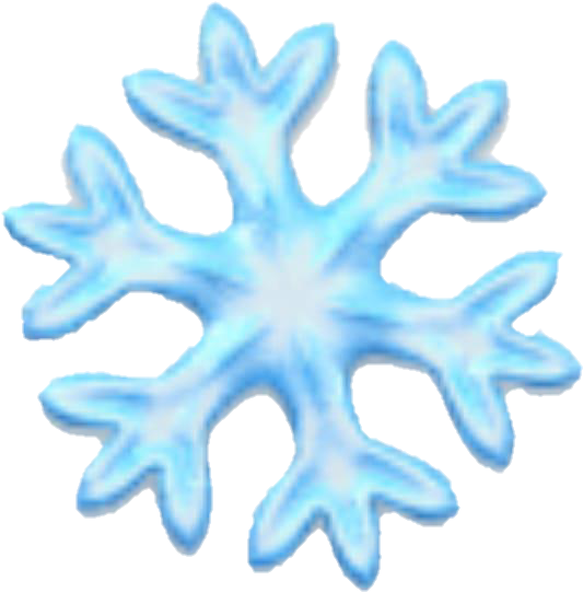 Emoji Snowflake Snow Snowing Blue - Riverdale (720x631), Png Download