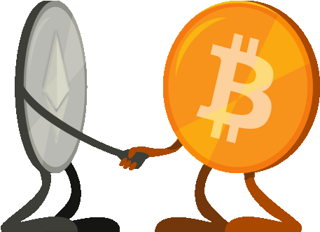 The - Bitcoin Litecoin Ethereum (670x334), Png Download