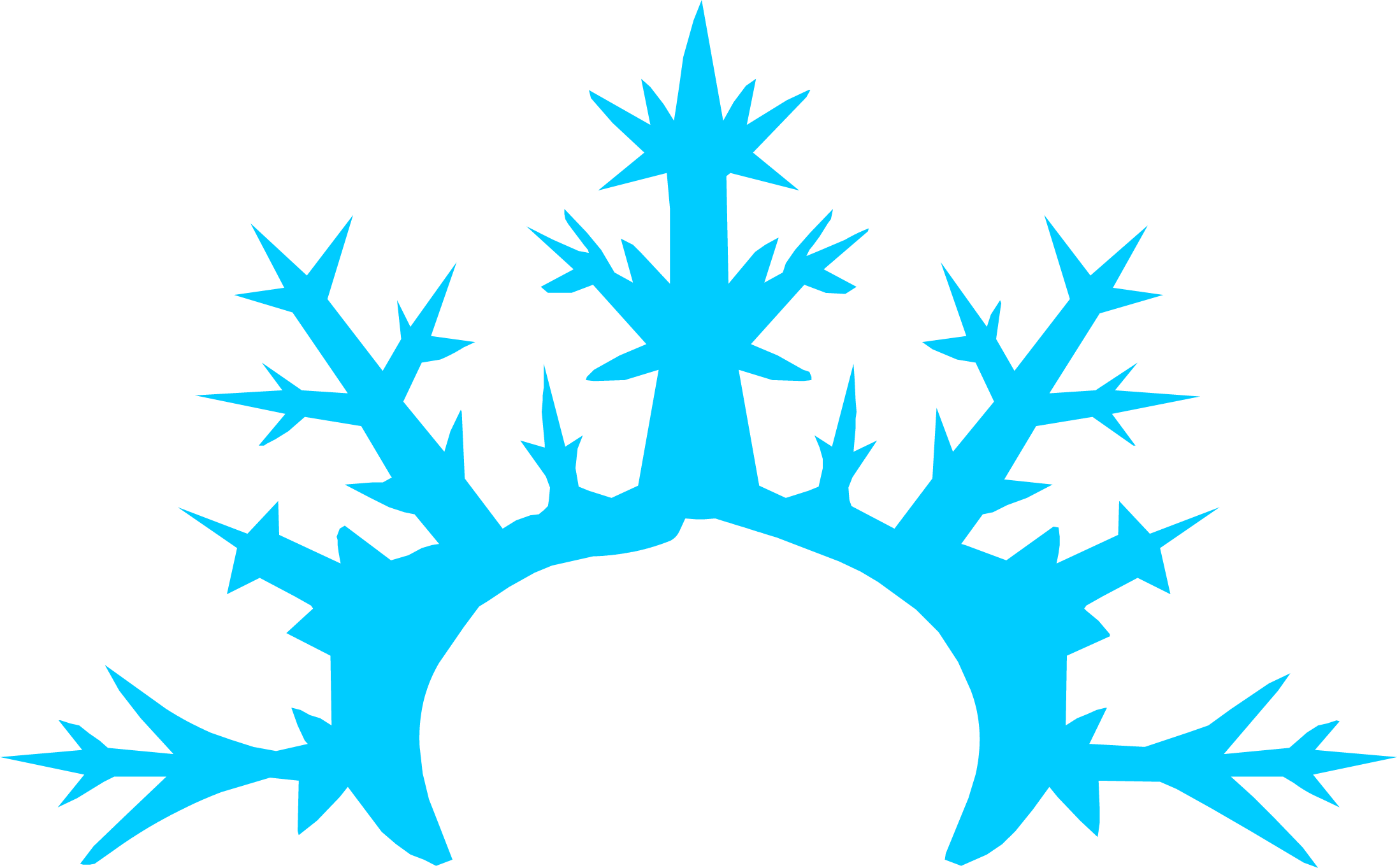 Snowflake Mask Icon - Emblem (2192x1363), Png Download