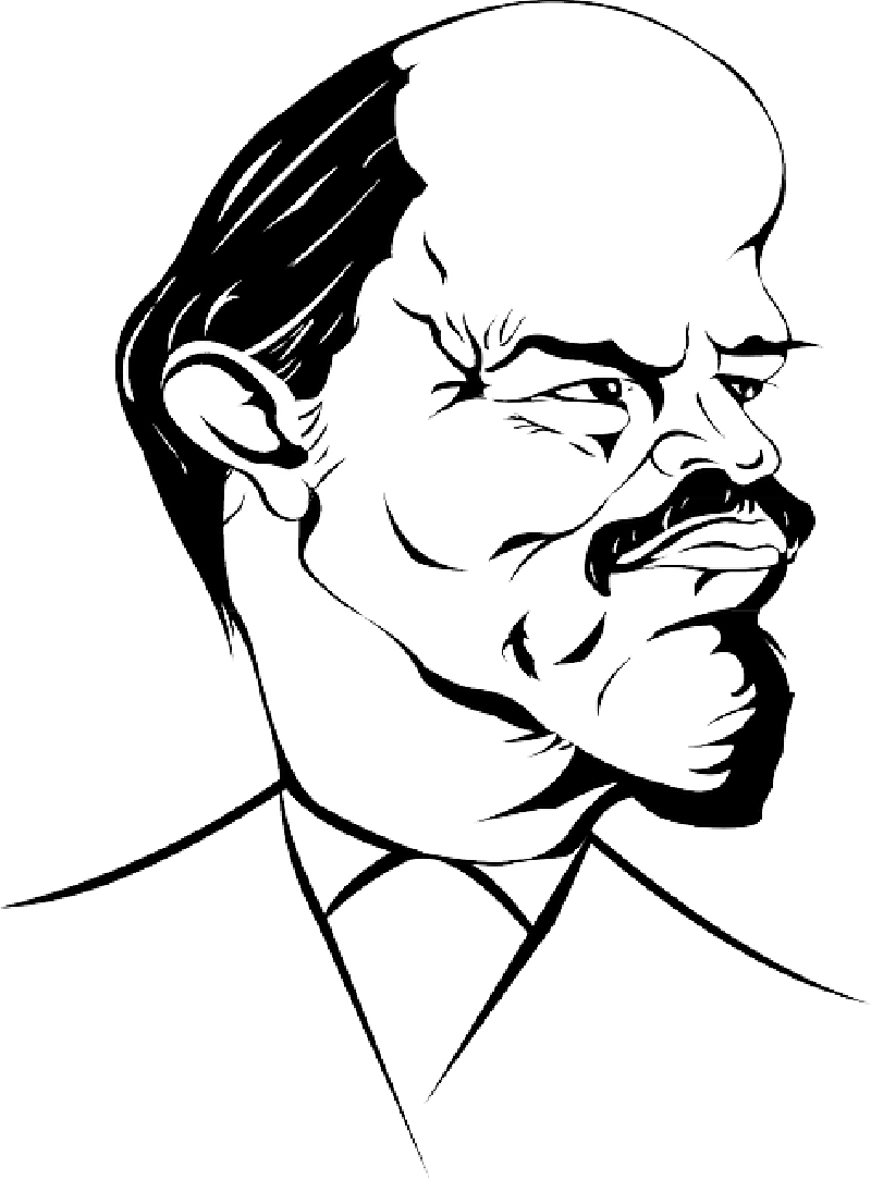 Mb Image/png - Lenin Caricature (800x1084), Png Download