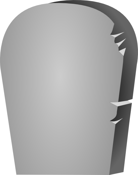 Rounded Tombstone Clip Art At Clker Com Vector Clip - Clip Art (474x597), Png Download