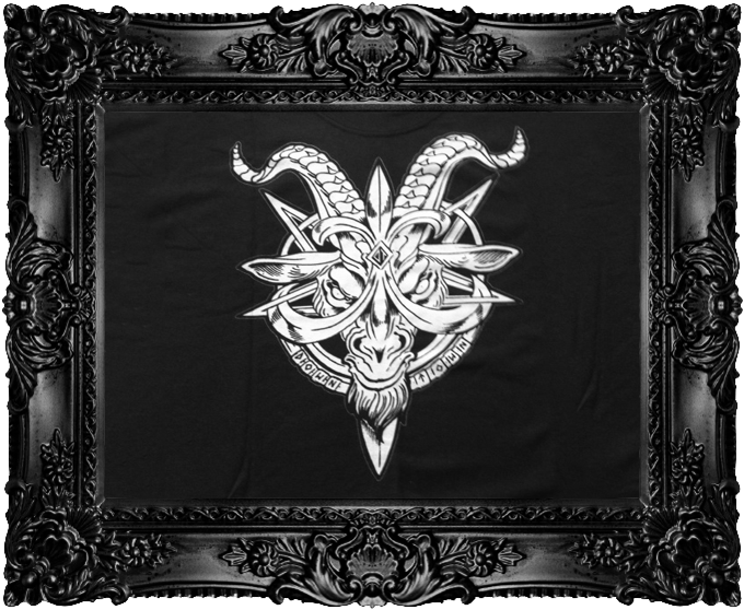 Goat-head - Santoro In The Frame Embossed Greeting Card, Tree Of (753x636), Png Download