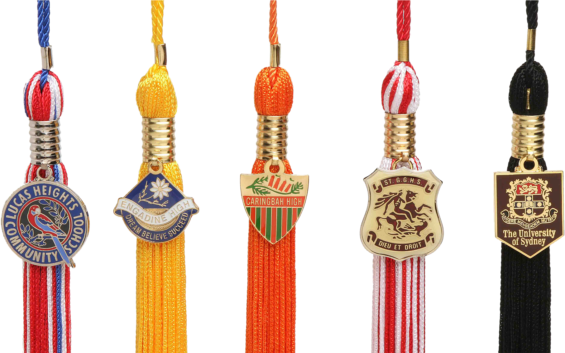 Custom Crested Tassel Dangler $15 - Caps And Gowns (1920x1134), Png Download