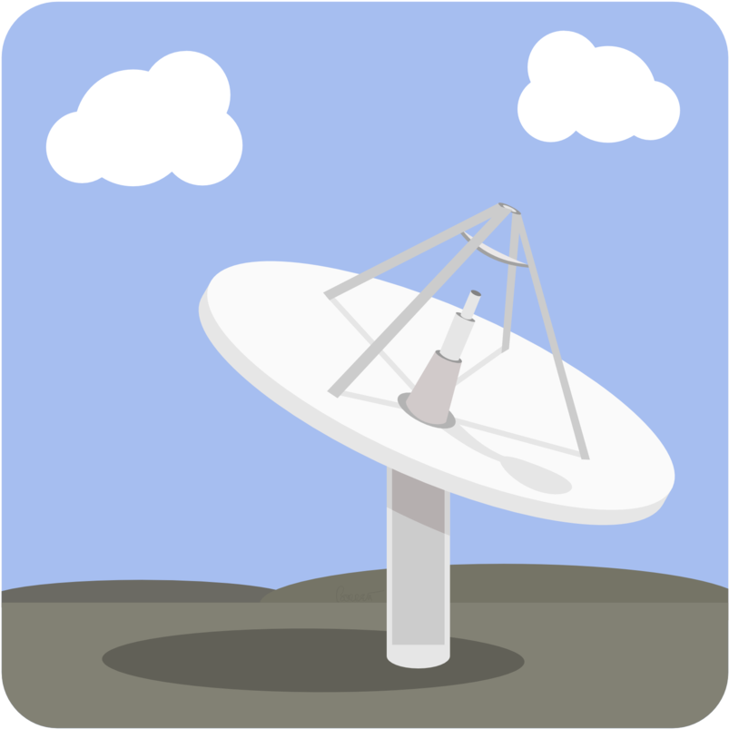 Satellite Dish Base Station - Satellite Base Station (958x958), Png Download