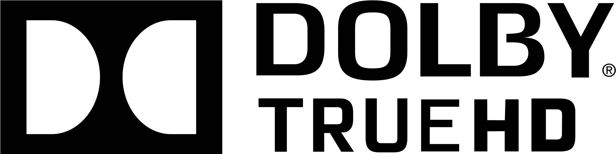 Open - Dolby True Hd Logo Png (2000x489), Png Download