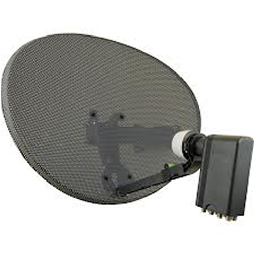 Sky Zone2 60cm Dish With Quad Lnb - Sky Satellite Dish Png (600x600), Png Download