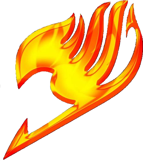 Natsu In Fairy Tail Logo/symbol - Fairy Tail Logo Png (481x535), Png Download